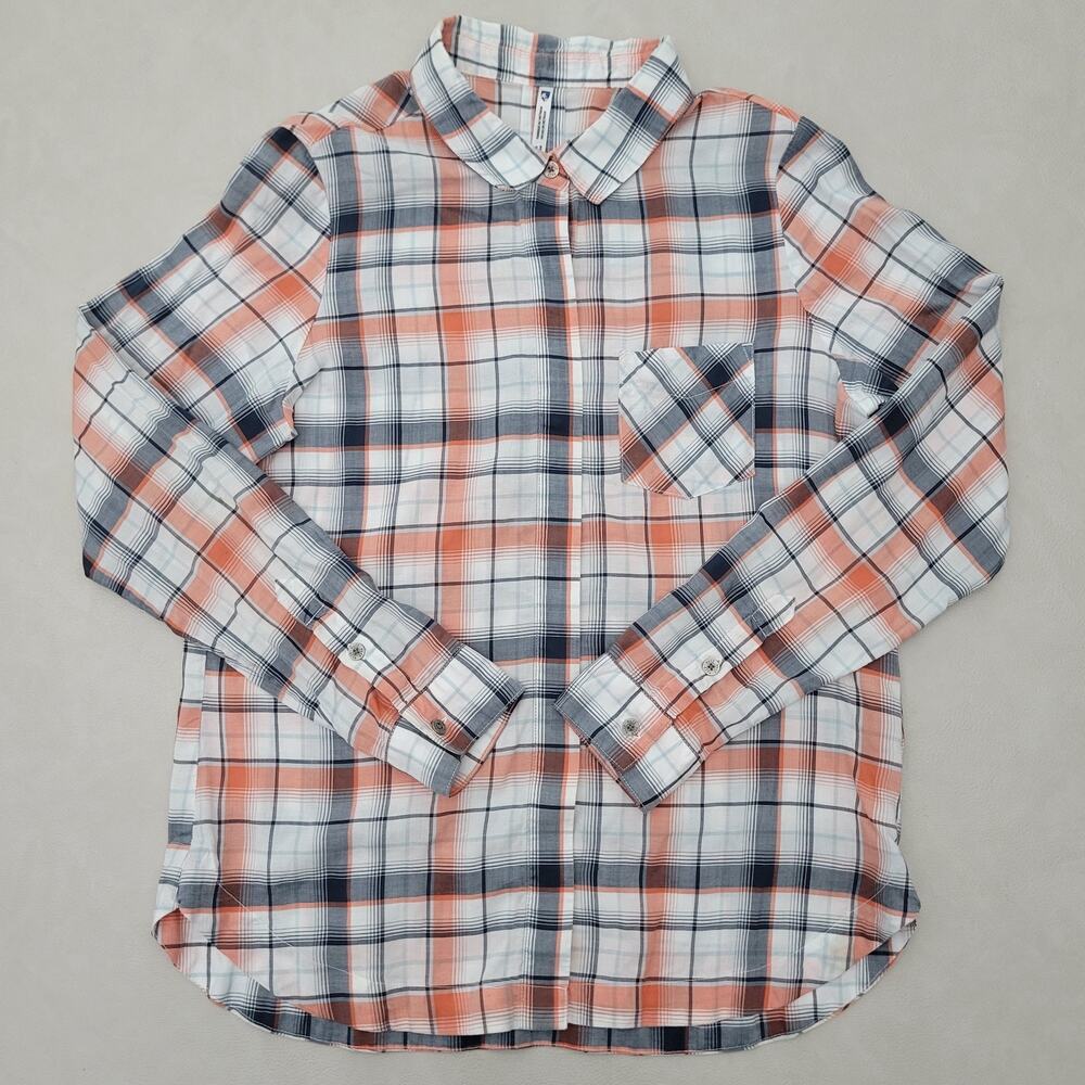 Kuhl Womens M Shirt Plaid Hiking Outdoor Lightweight Long Sleeve Hadley - Picture 1 of 12